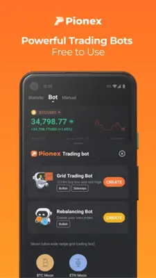Pionex android App screenshot 3